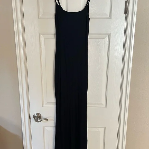Skims Lounge Black Slip Dress, NWT, size Large - Picture 3 of 6